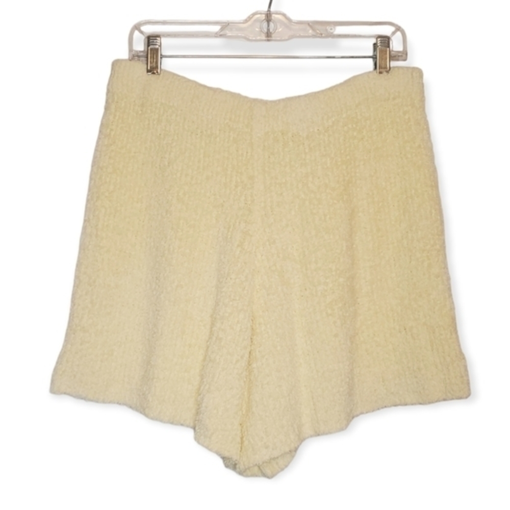 Danielle Bernstein by WeWoreWhat Fuzzy Pull-on Knit Shorts - Picture 2 of 9